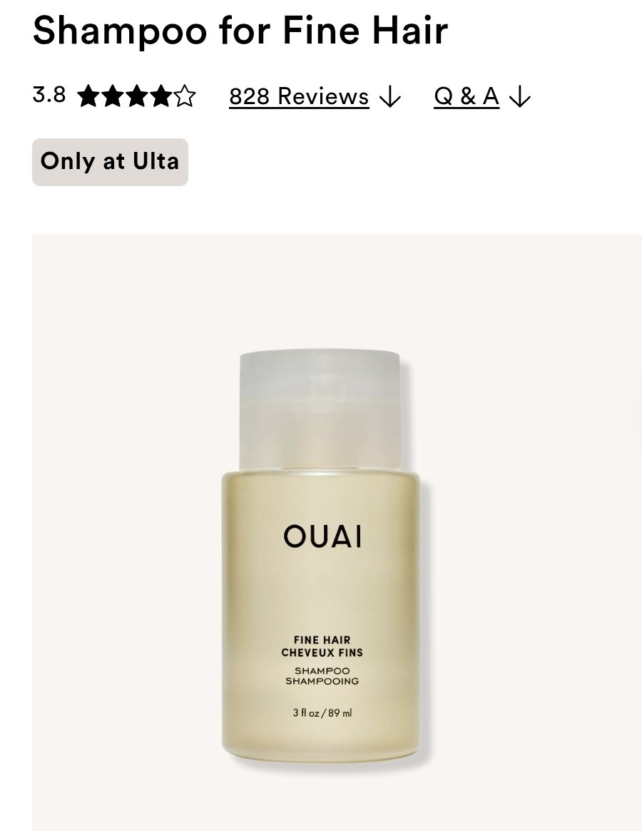 Shampoo 3.0oz