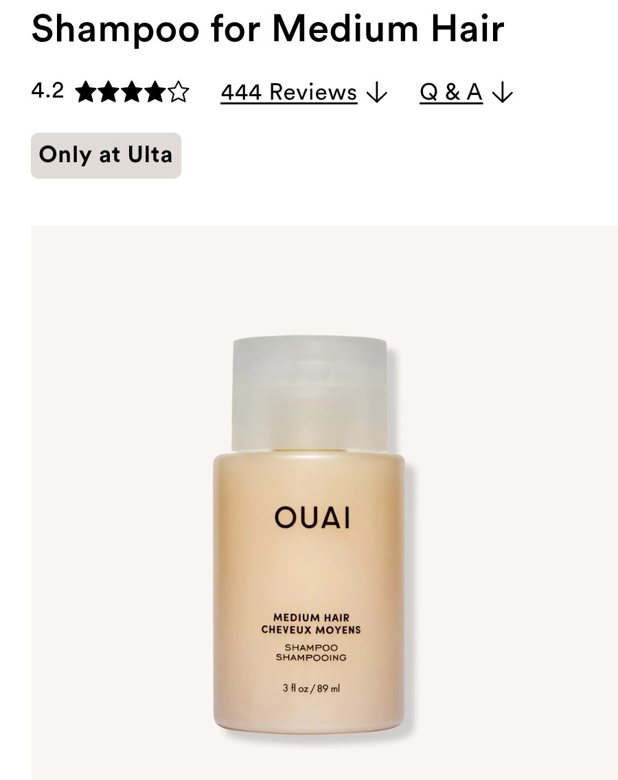 Shampoo 3.0oz
