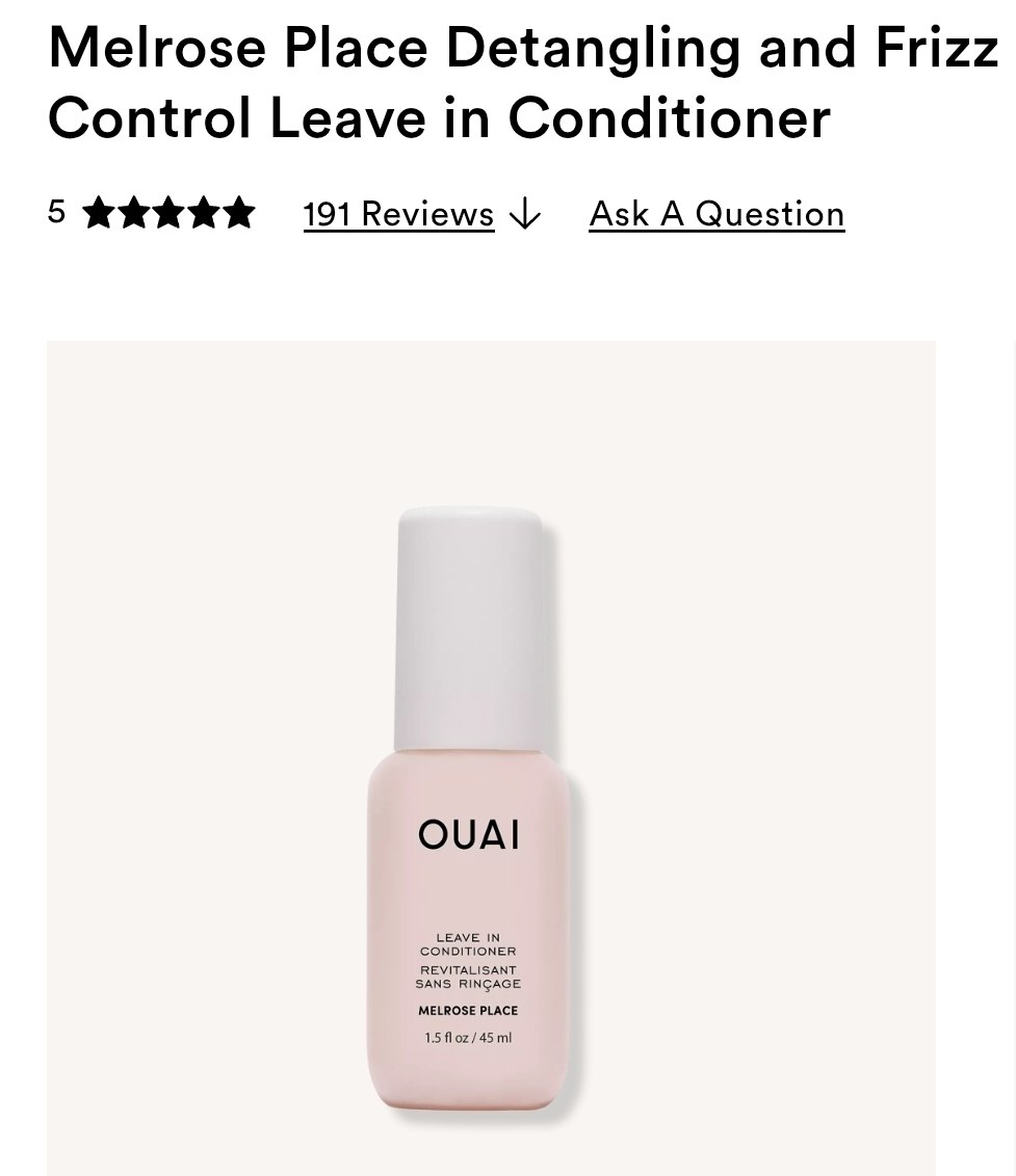 Leave-In Conditioner 1.5oz