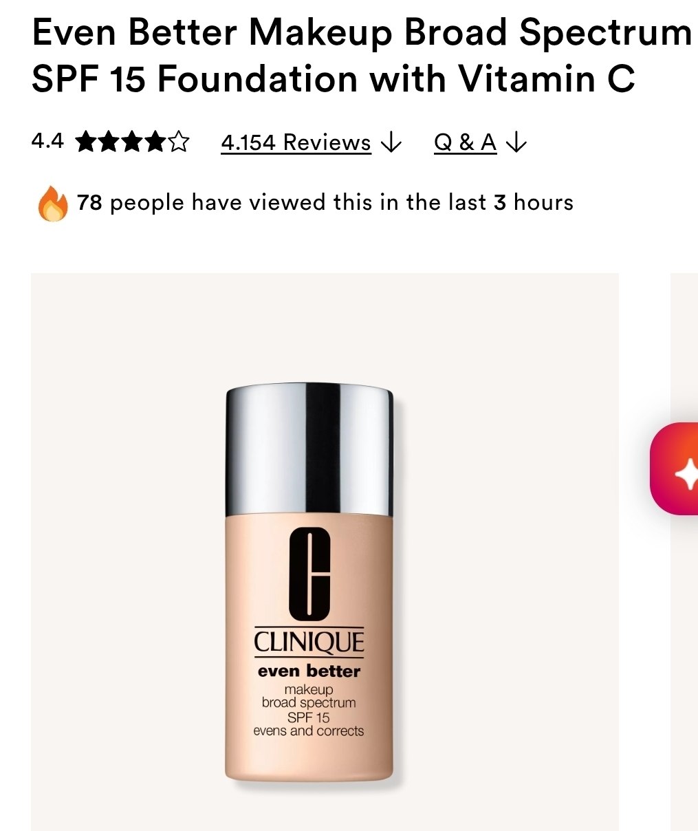 Even Better Makeup Broad Spectrum SPF 15 Foundation with Vitamin C