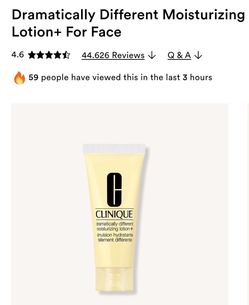Lotion for Face 0.5oz