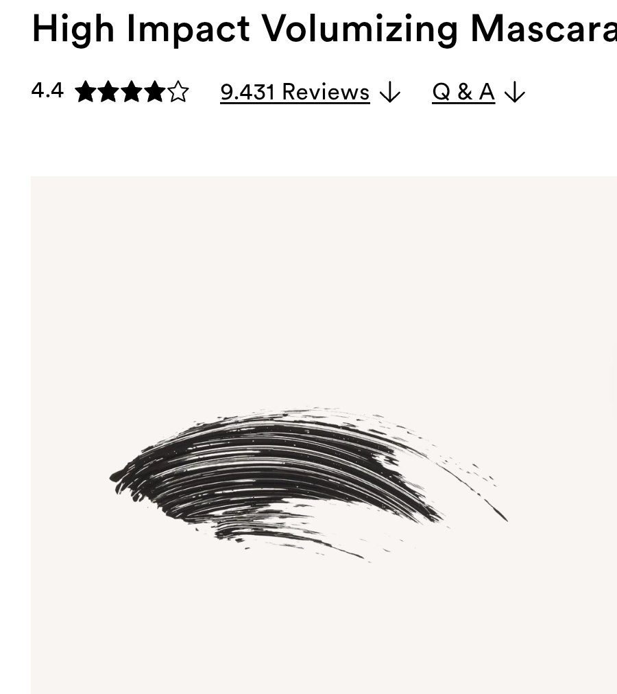High Impact Volumizing Mascara