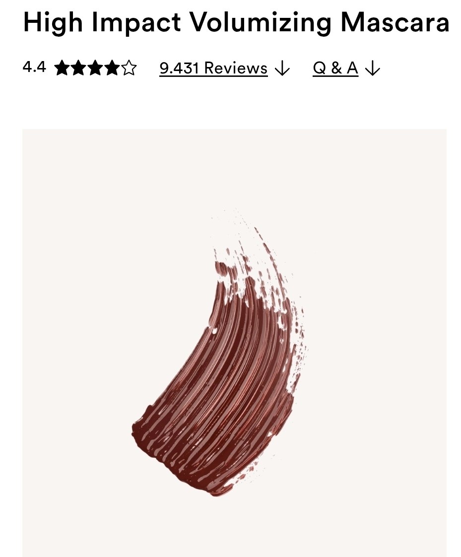 High Impact Volumizing Mascara