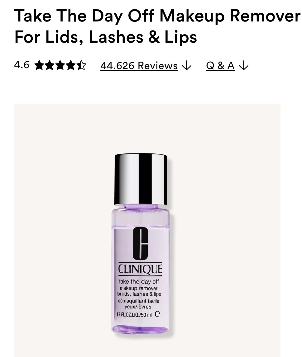Makeup Remover 1.7oz
