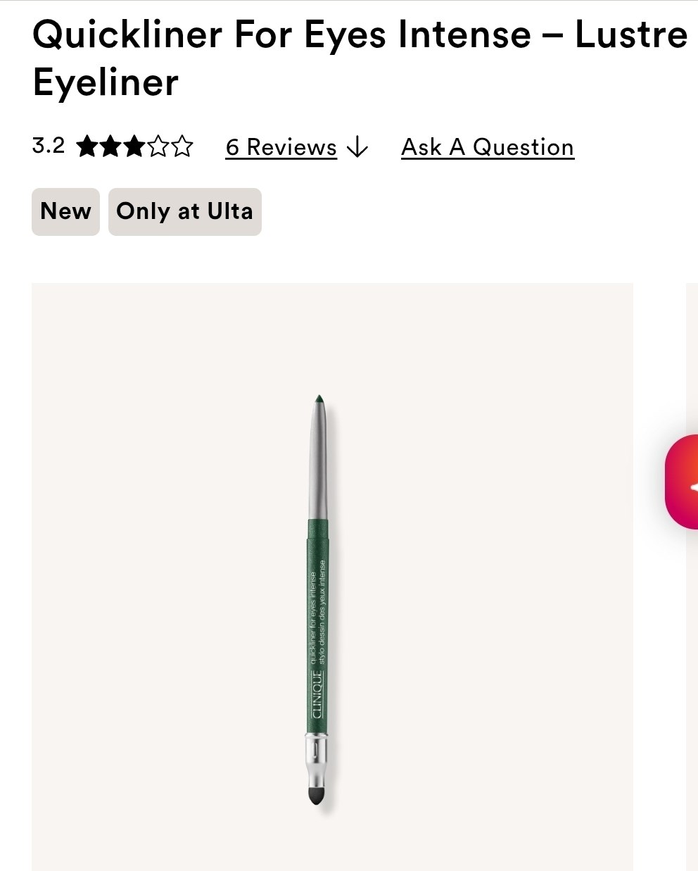 Quickliner For Eyes Intense – Lustre Eyeliner