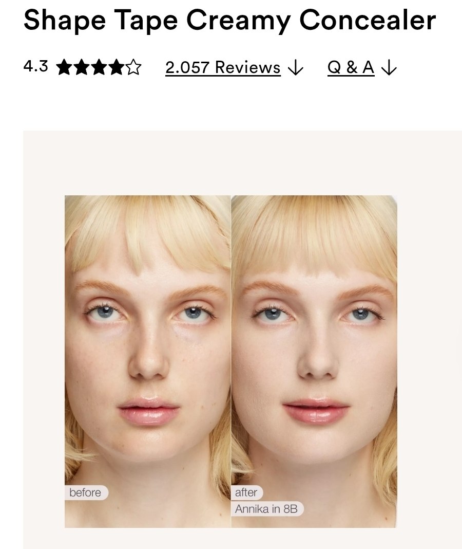 Shape Tape Creamy Concealer
