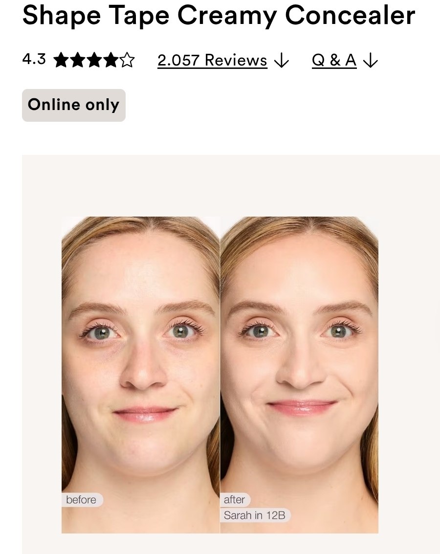 Shape Tape Creamy Concealer