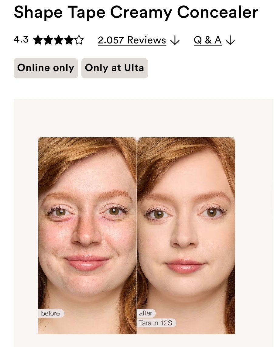 Shape Tape Creamy Concealer
