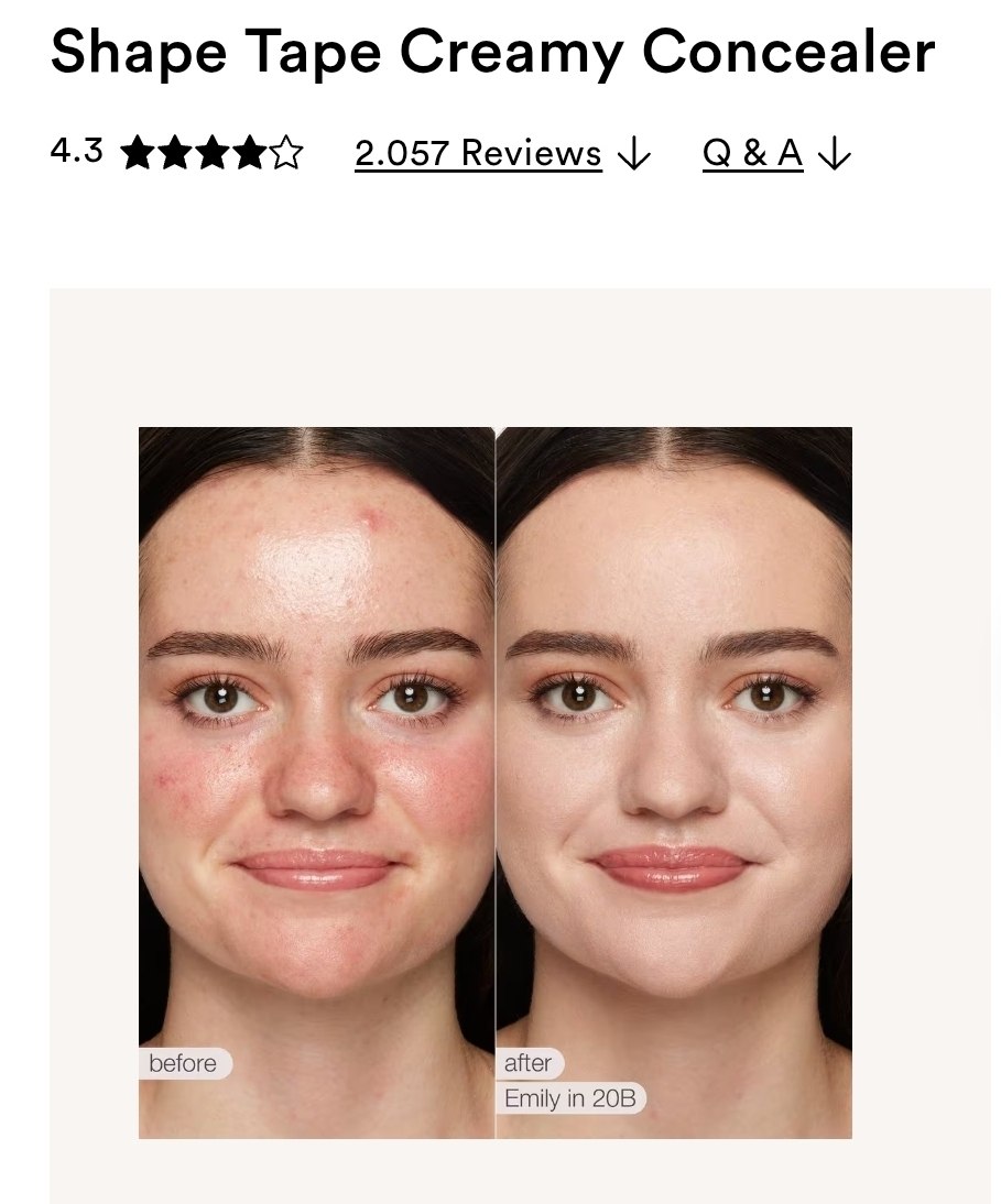 Shape Tape Creamy Concealer
