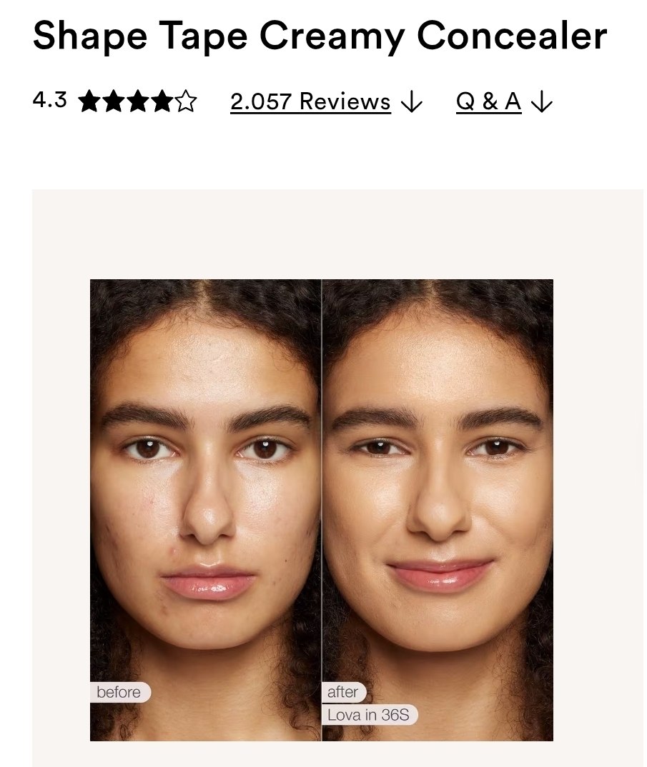 Shape Tape Creamy Concealer