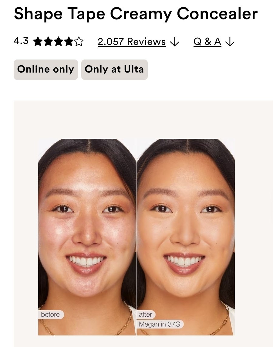 Shape Tape Creamy Concealer