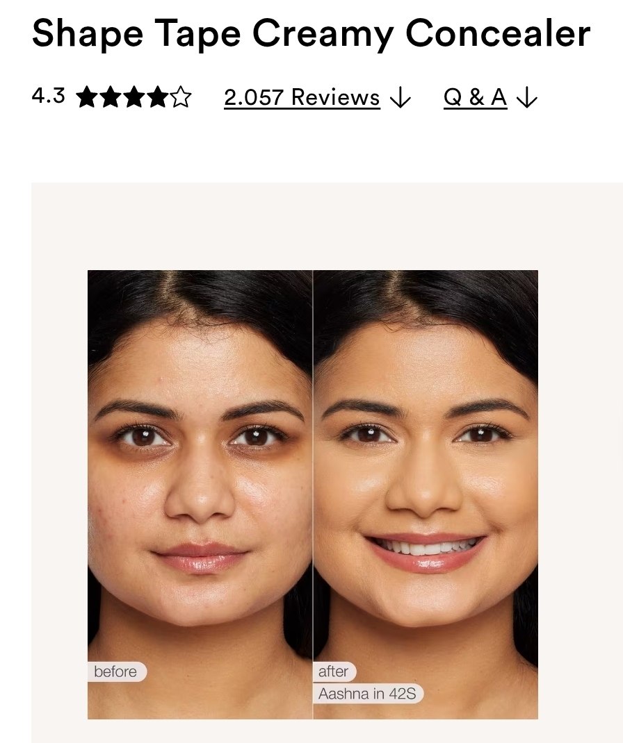 Shape Tape Creamy Concealer