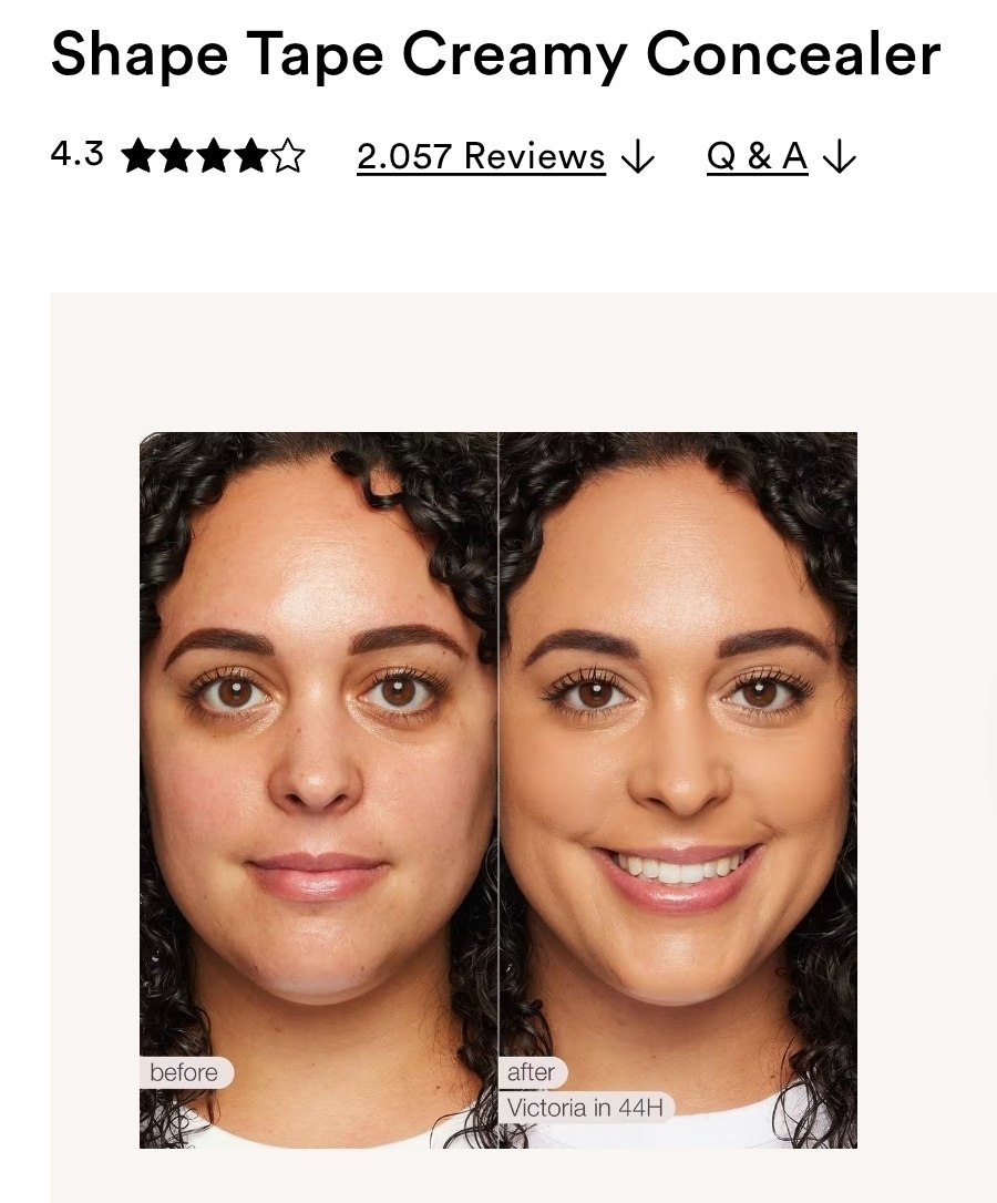 Shape Tape Creamy Concealer