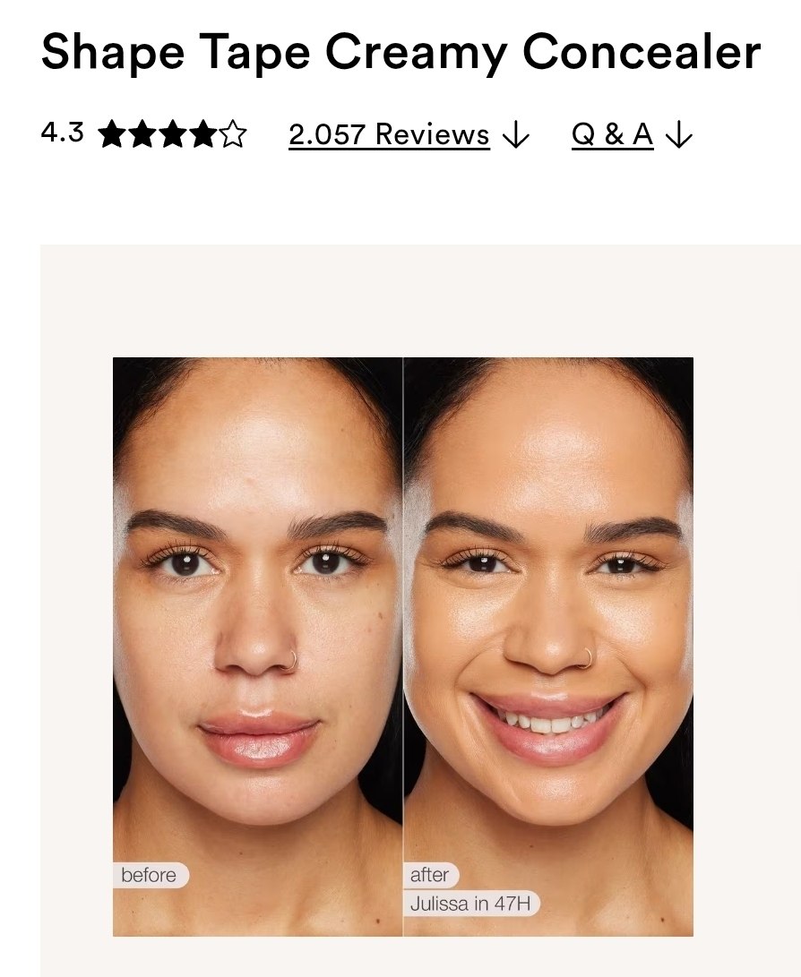 Shape Tape Creamy Concealer