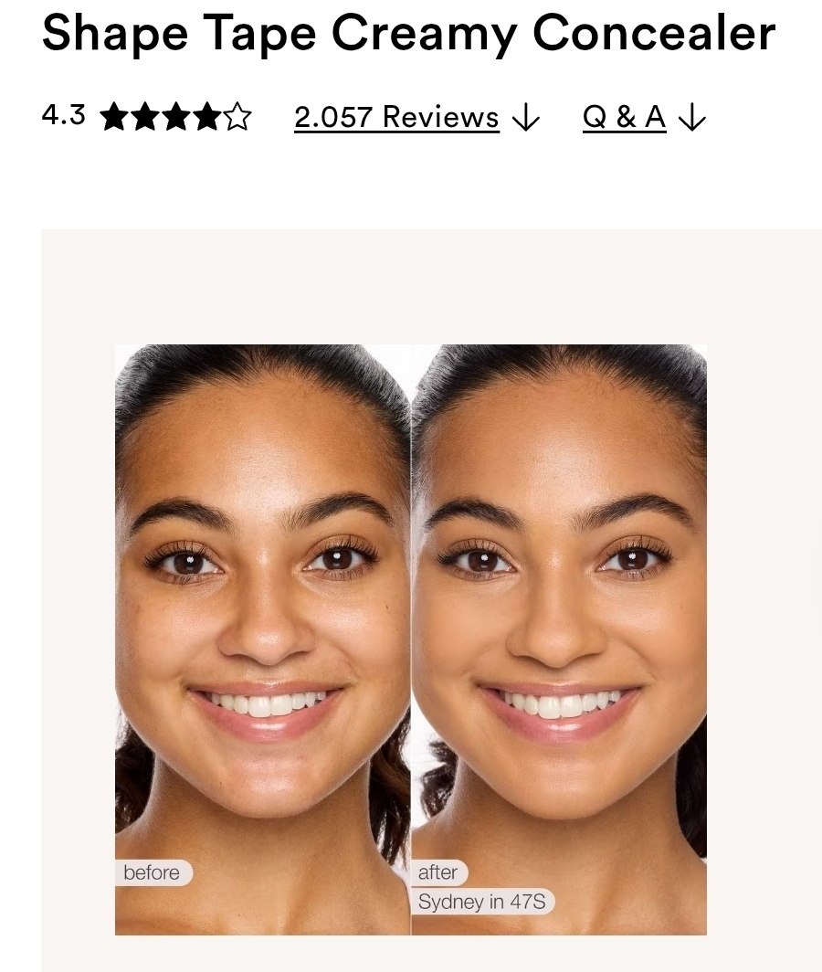 Shape Tape Creamy Concealer