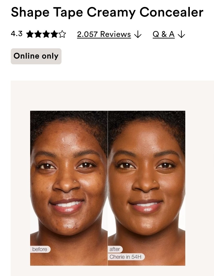 Shape Tape Creamy Concealer