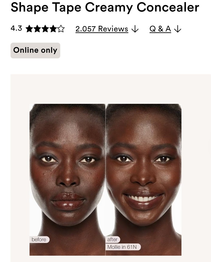 Shape Tape Creamy Concealer