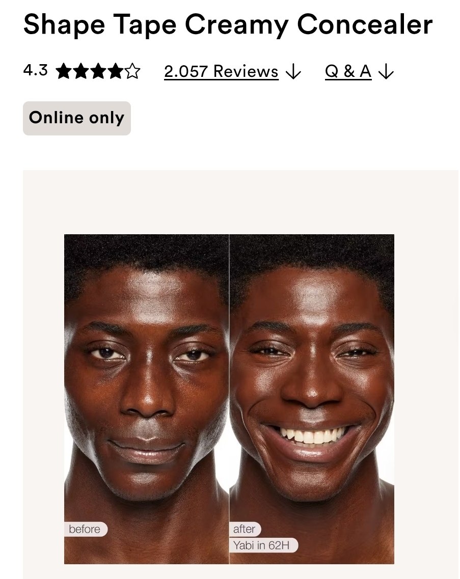 Shape Tape Creamy Concealer