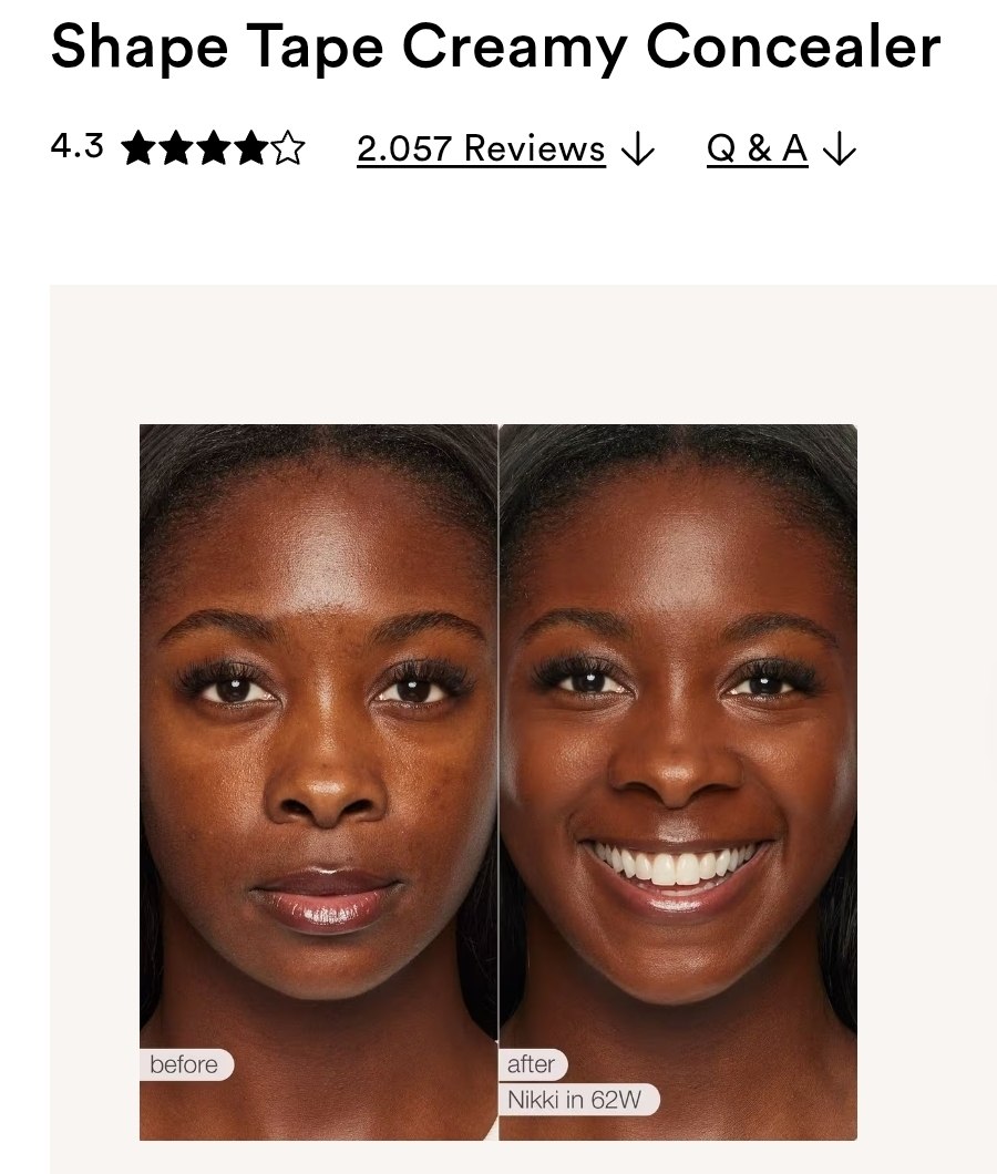 Shape Tape Creamy Concealer