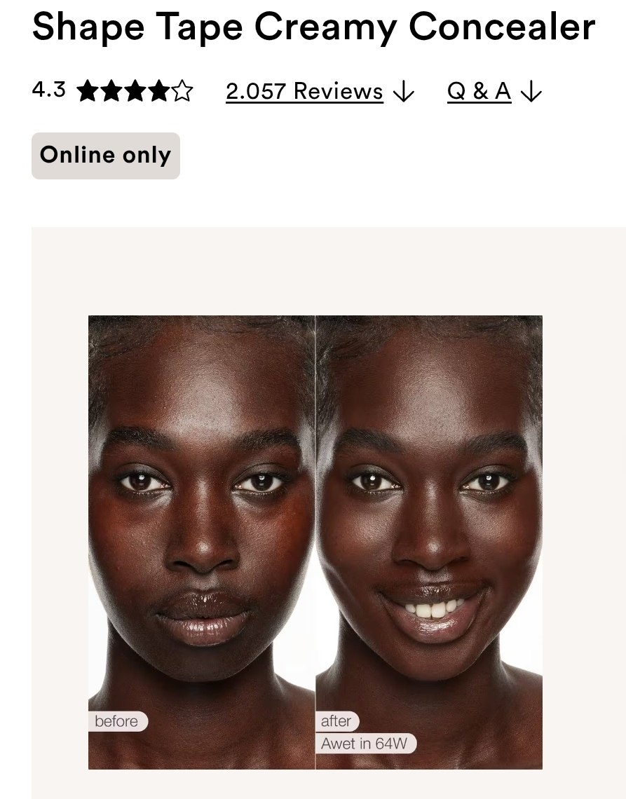 Shape Tape Creamy Concealer