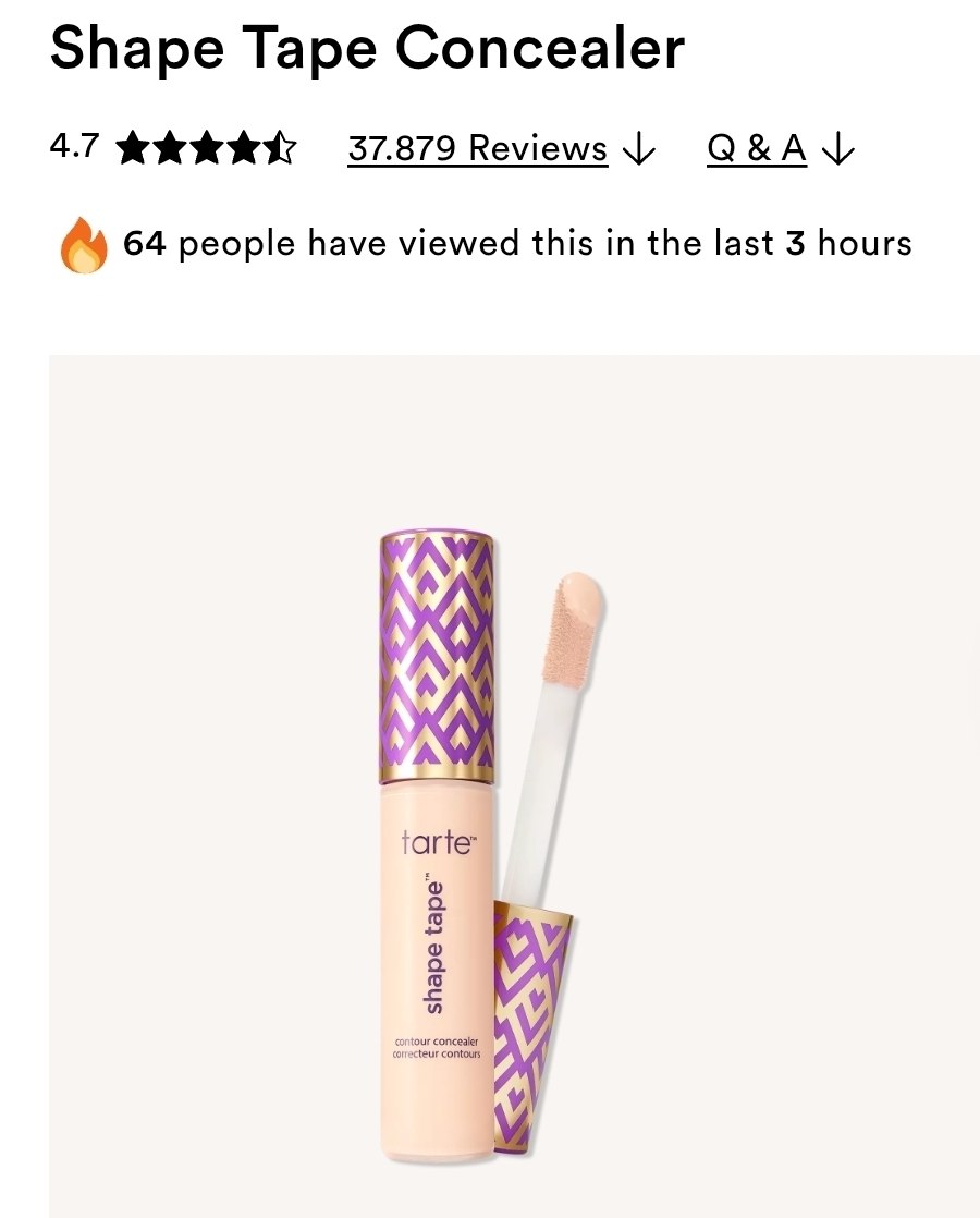 Shape Tape Concealer
