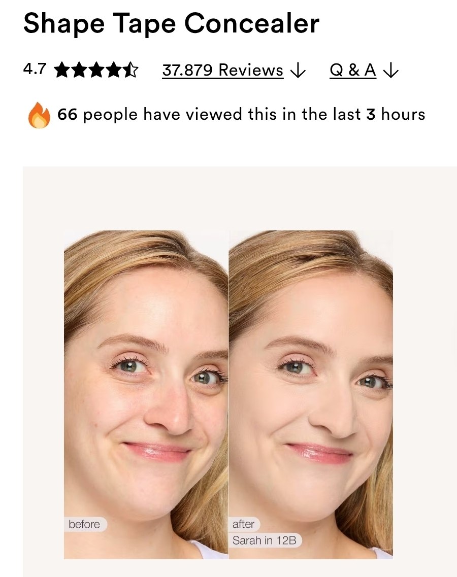 Shape Tape Concealer