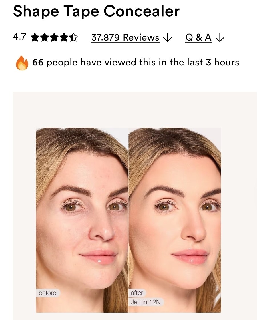 Shape Tape Concealer