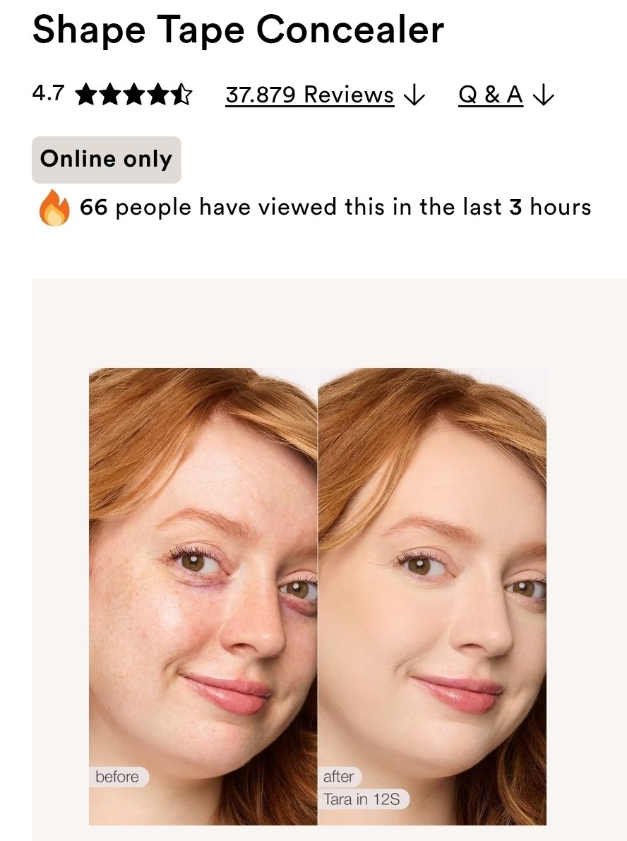 Shape Tape Concealer