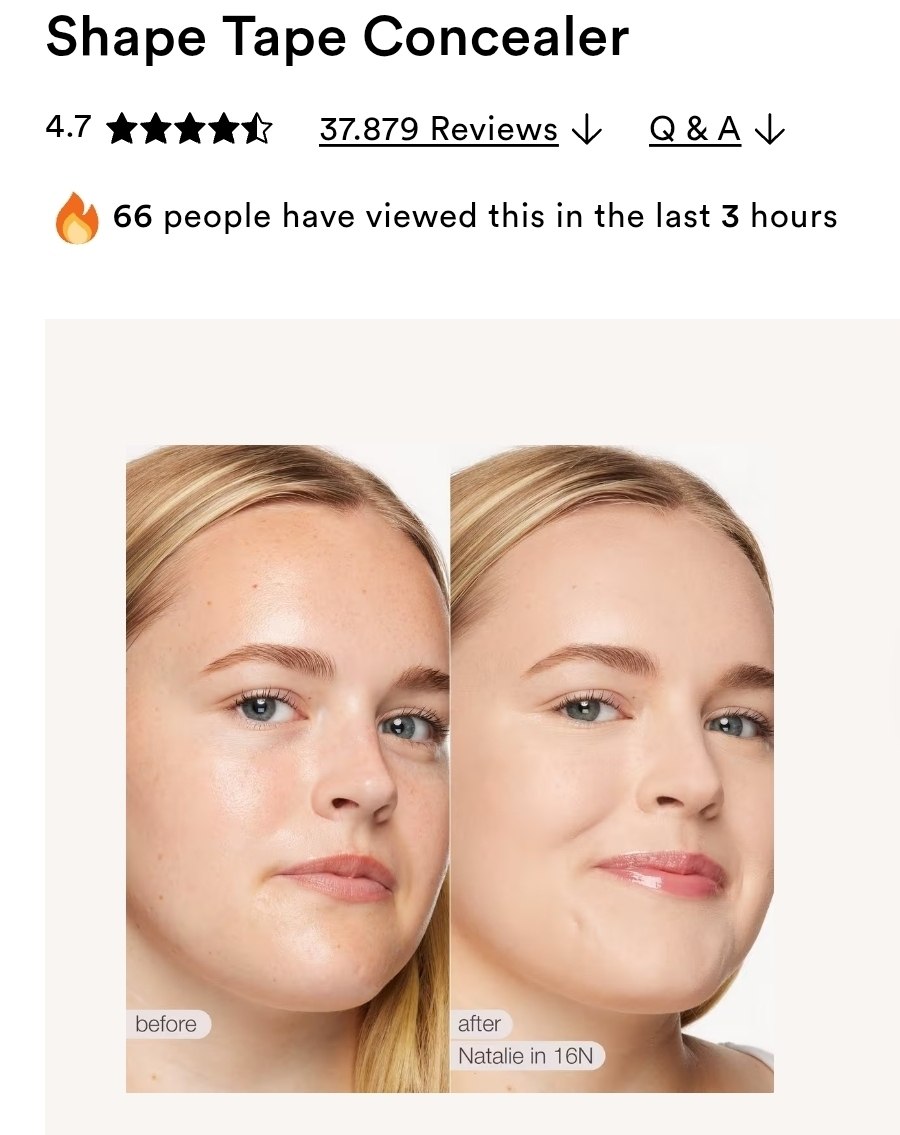 Shape Tape Concealer