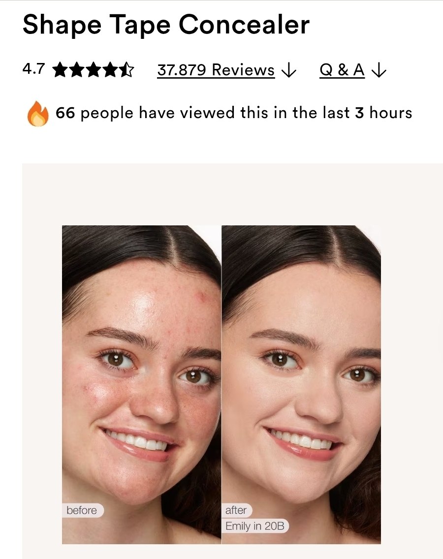 Shape Tape Concealer
