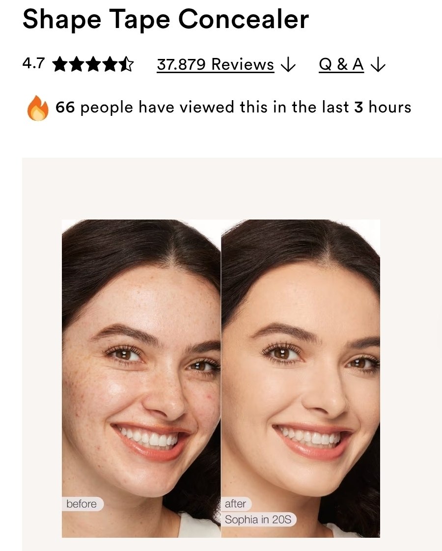 Shape Tape Concealer