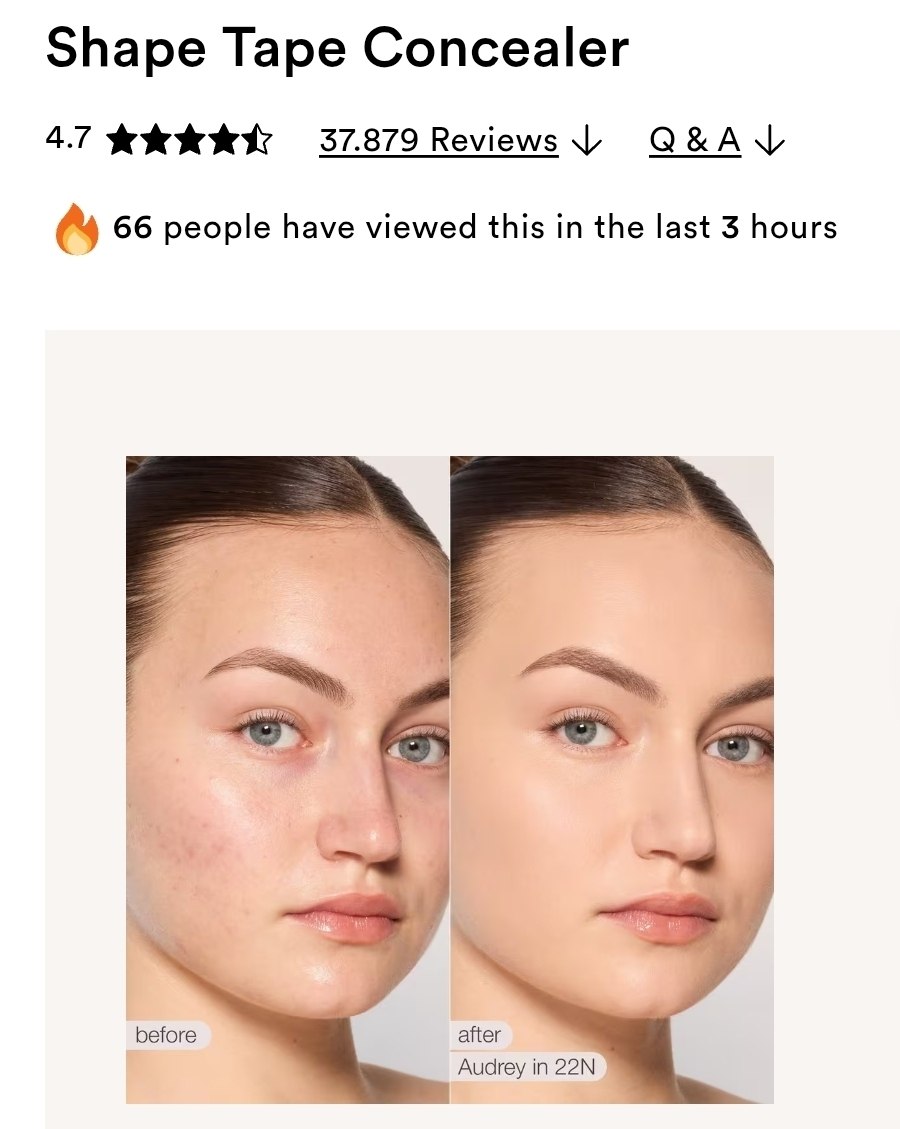 Shape Tape Concealer