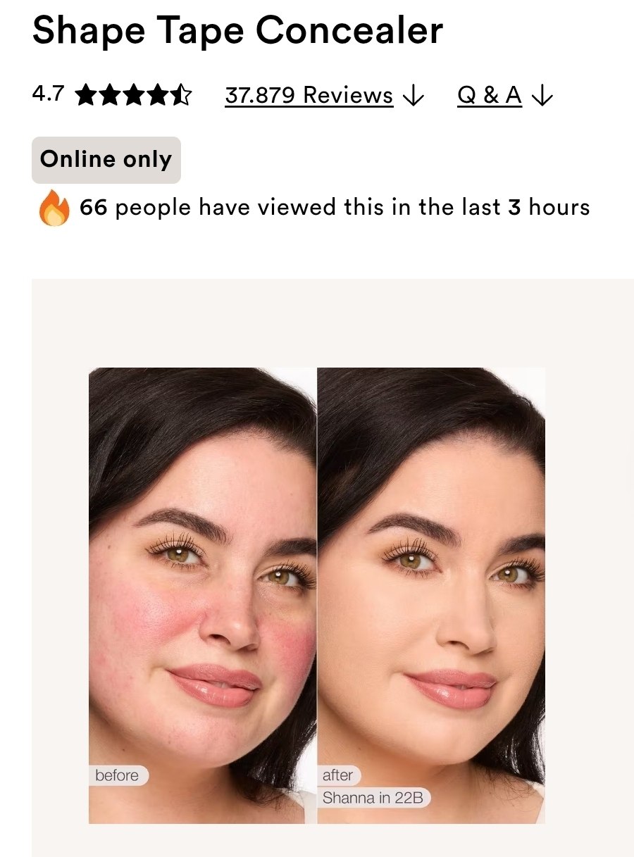 Shape Tape Concealer