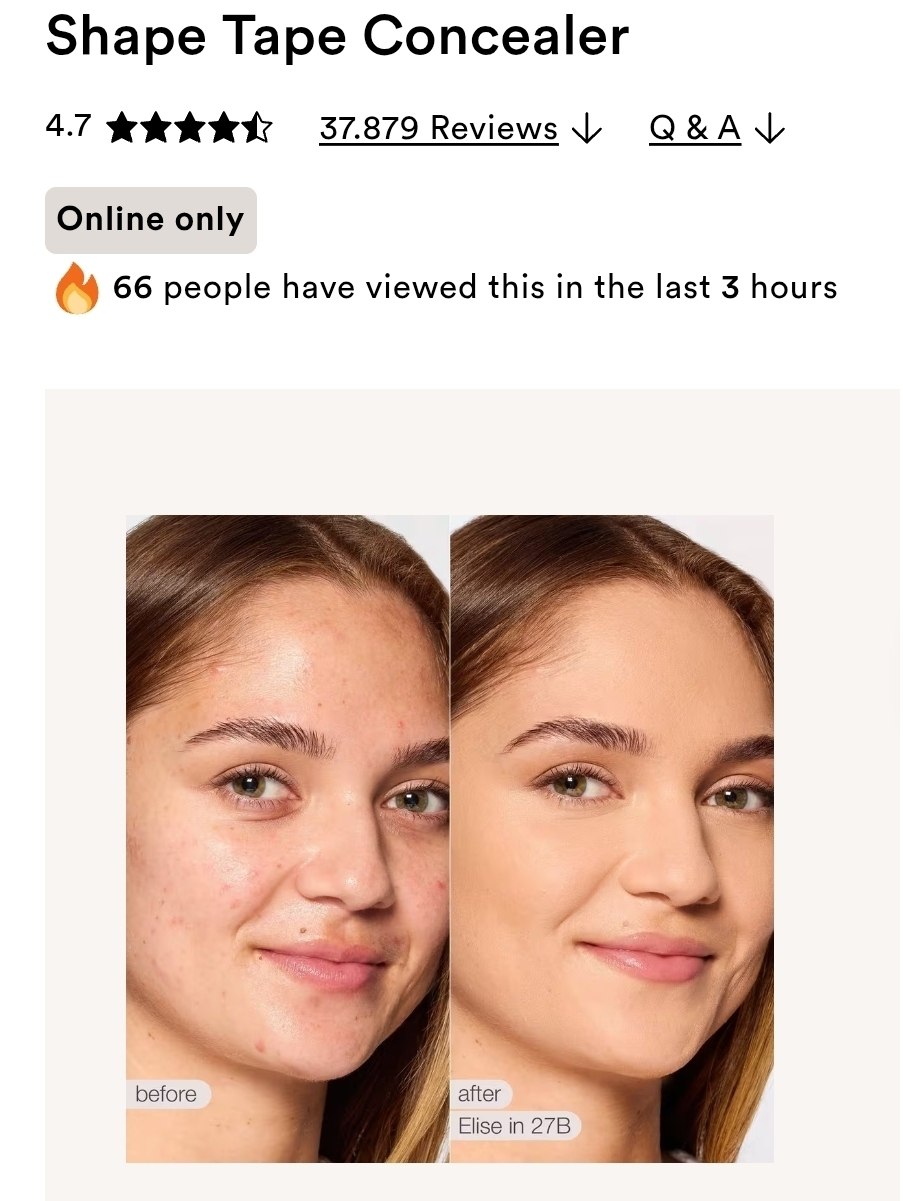 Shape Tape Concealer