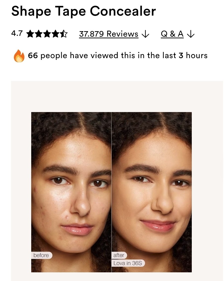 Shape Tape Concealer