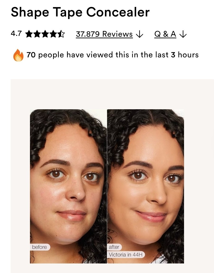 Shape Tape Concealer