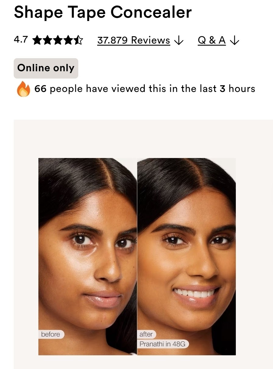 Shape Tape Concealer