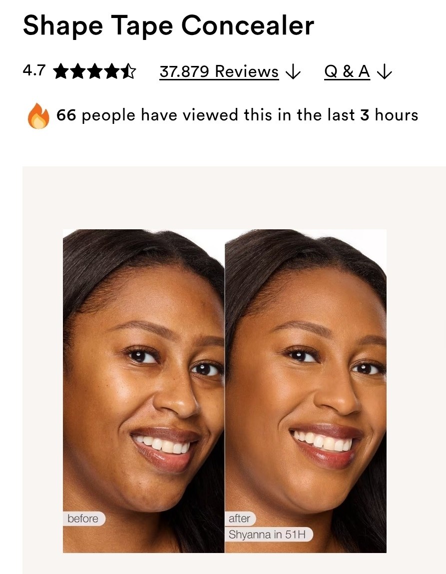 Shape Tape Concealer