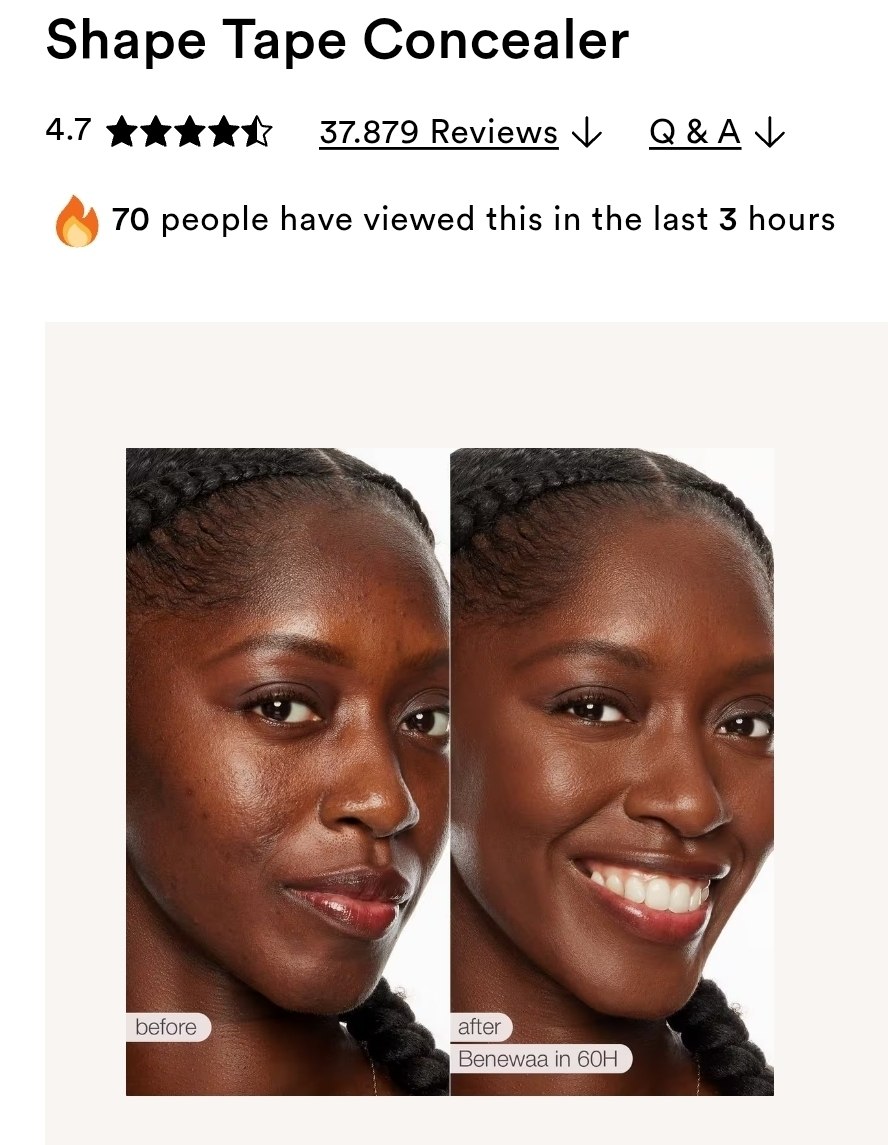 Shape Tape Concealer
