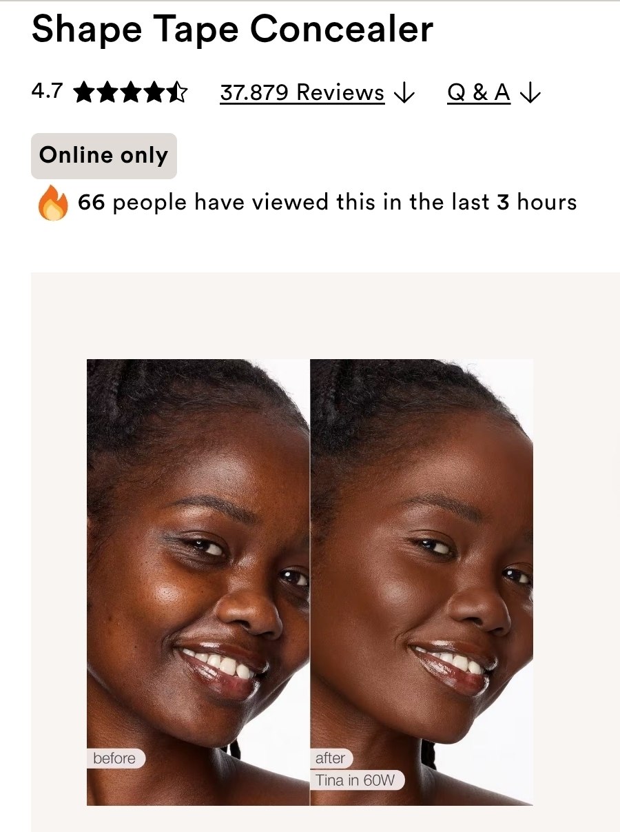 Shape Tape Concealer