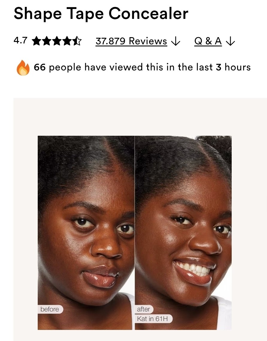 Shape Tape Concealer