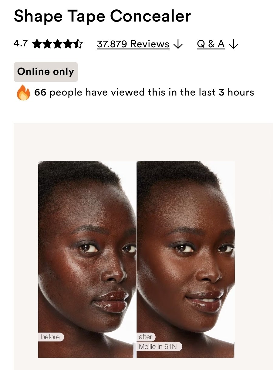 Shape Tape Concealer