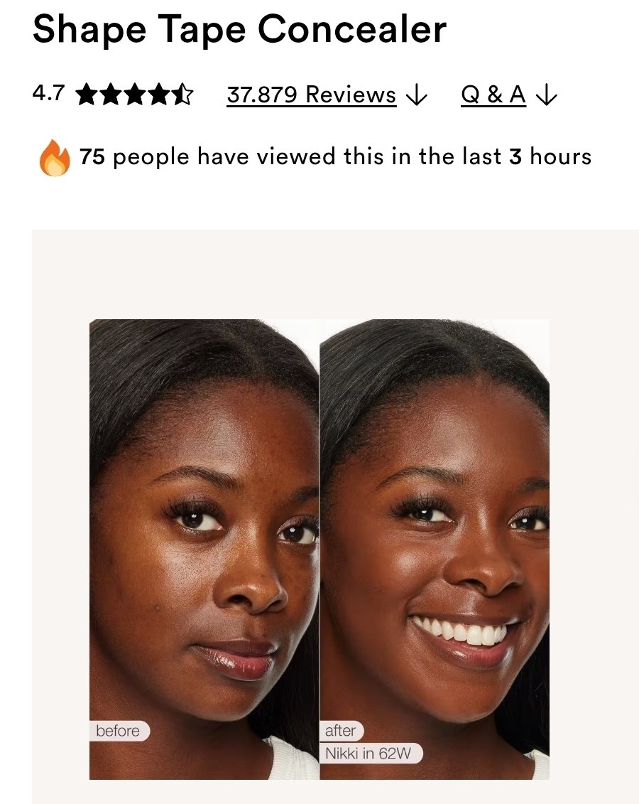 Shape Tape Concealer