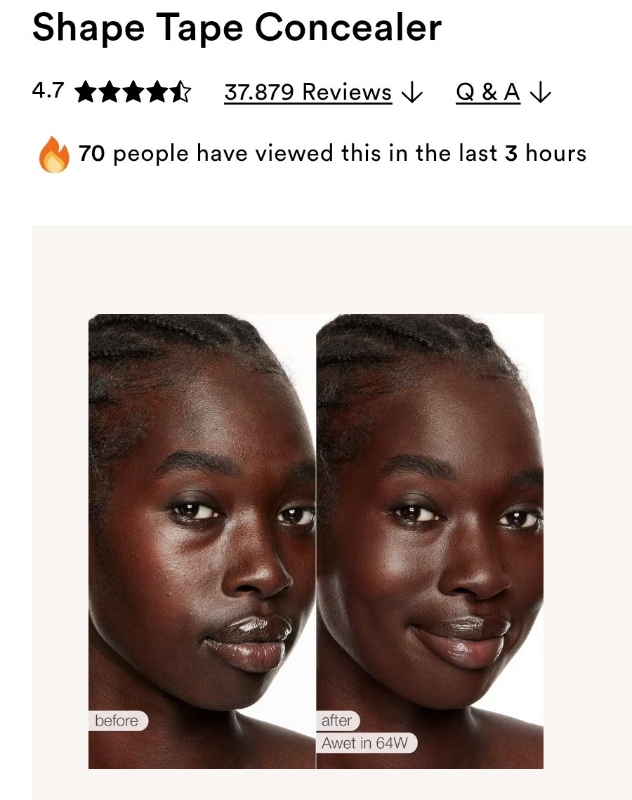 Shape Tape Concealer