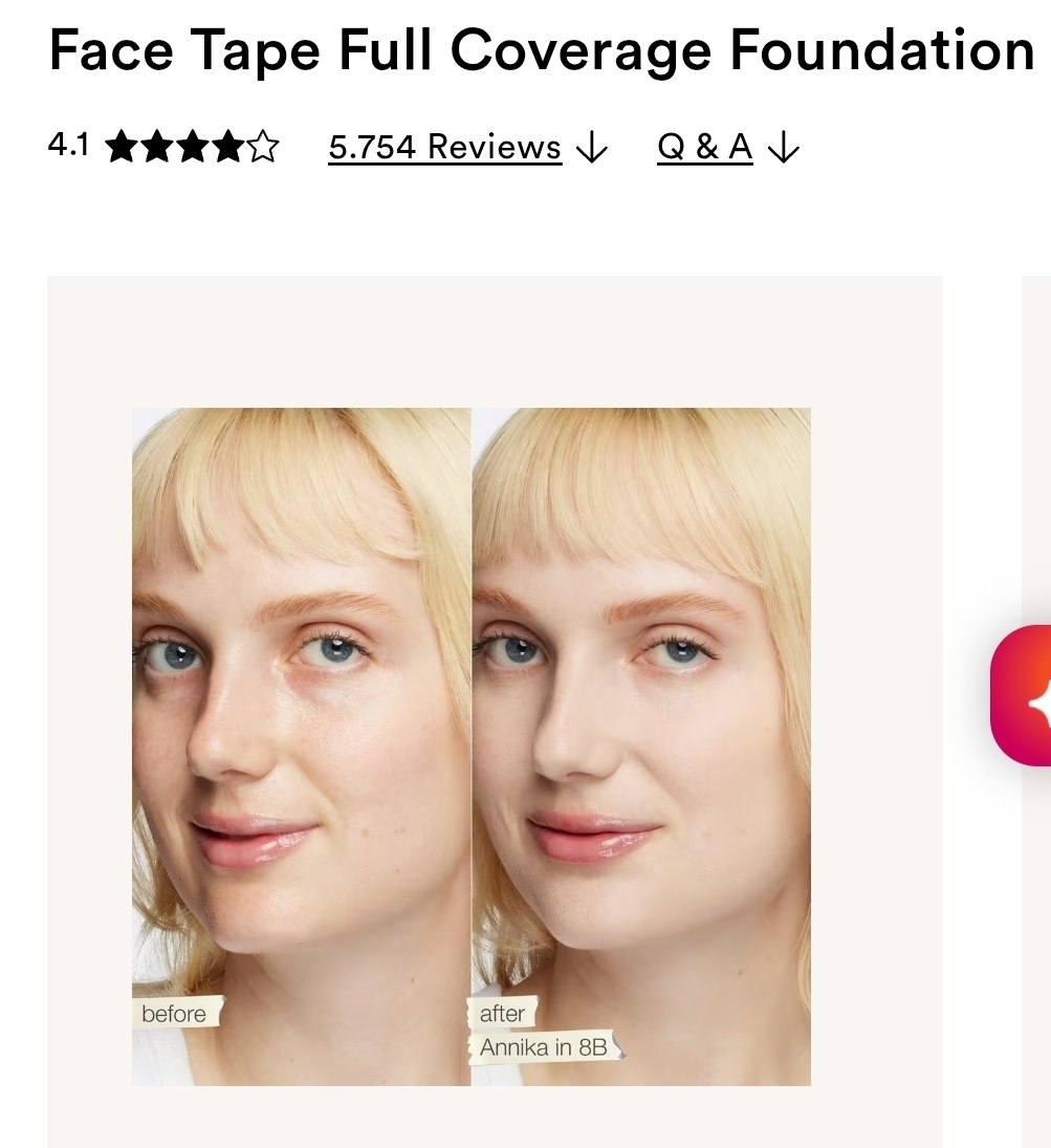 Face Tape Full Coverage Foundation