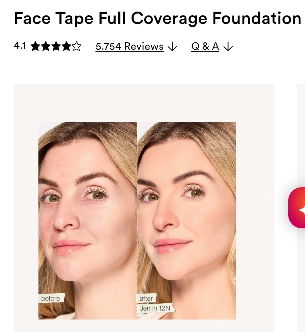 Face Tape Full Coverage Foundation