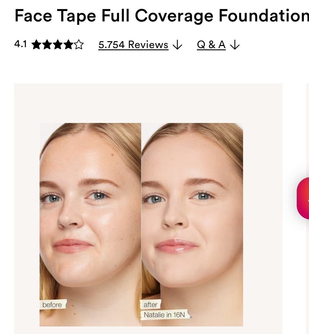 Face Tape Full Coverage Foundation