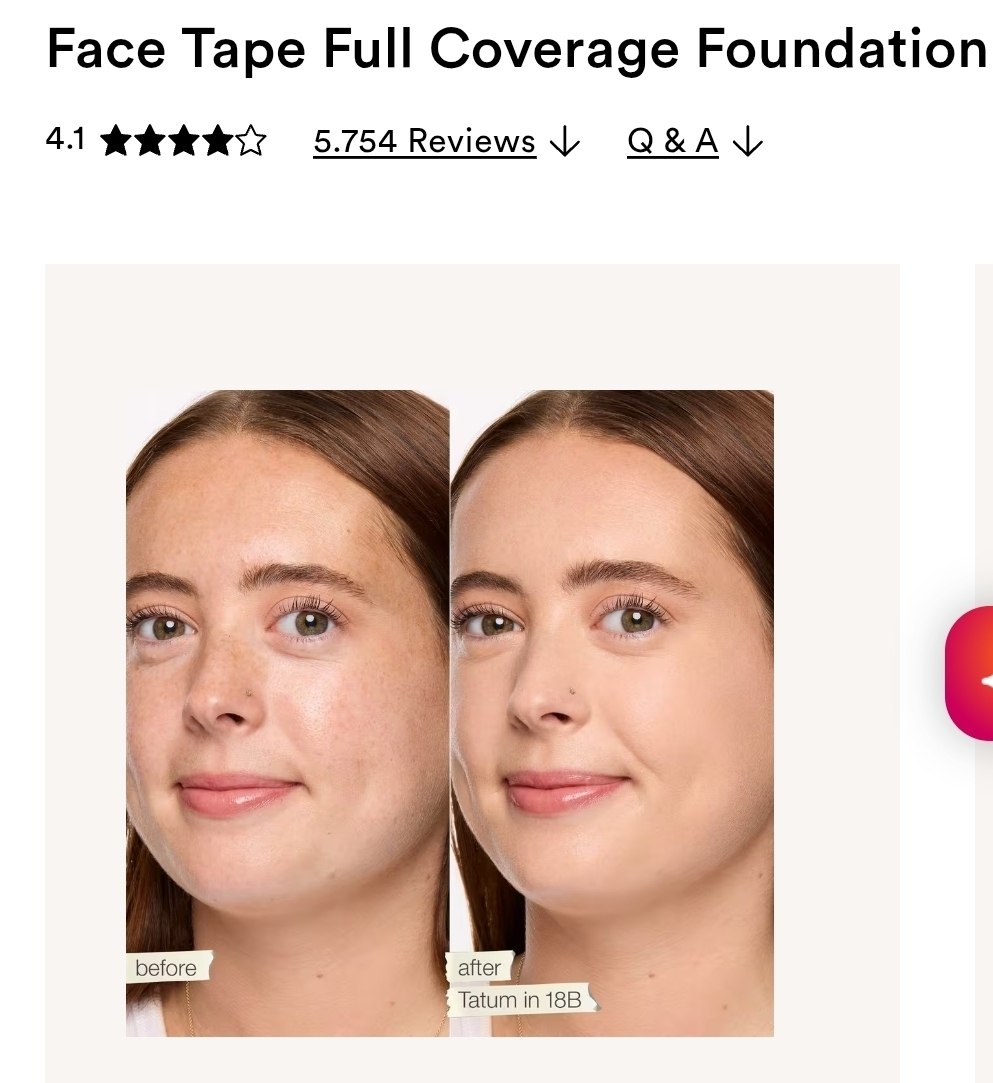Face Tape Full Coverage Foundation