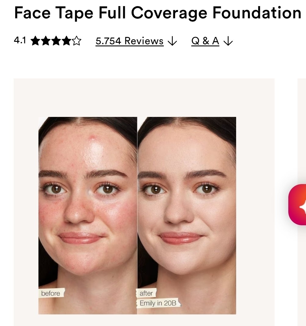 Face Tape Full Coverage Foundation
