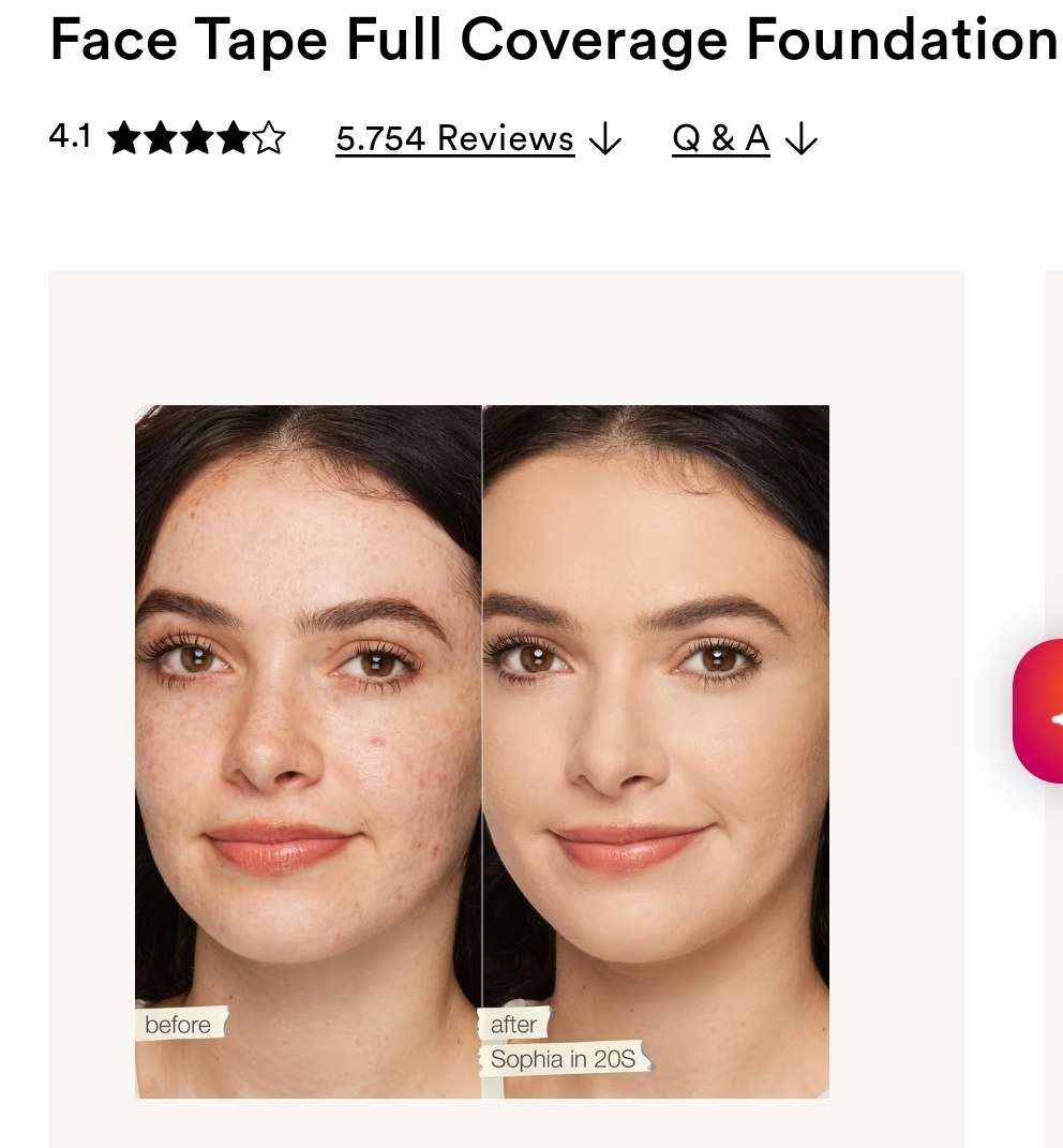 Face Tape Full Coverage Foundation
